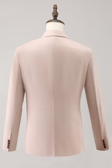 Pico do Marfim Lapela Um Botão 3 Peças Prom Suits